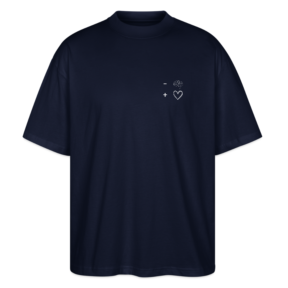 Maglietta oversize We Think Roo Much - navy