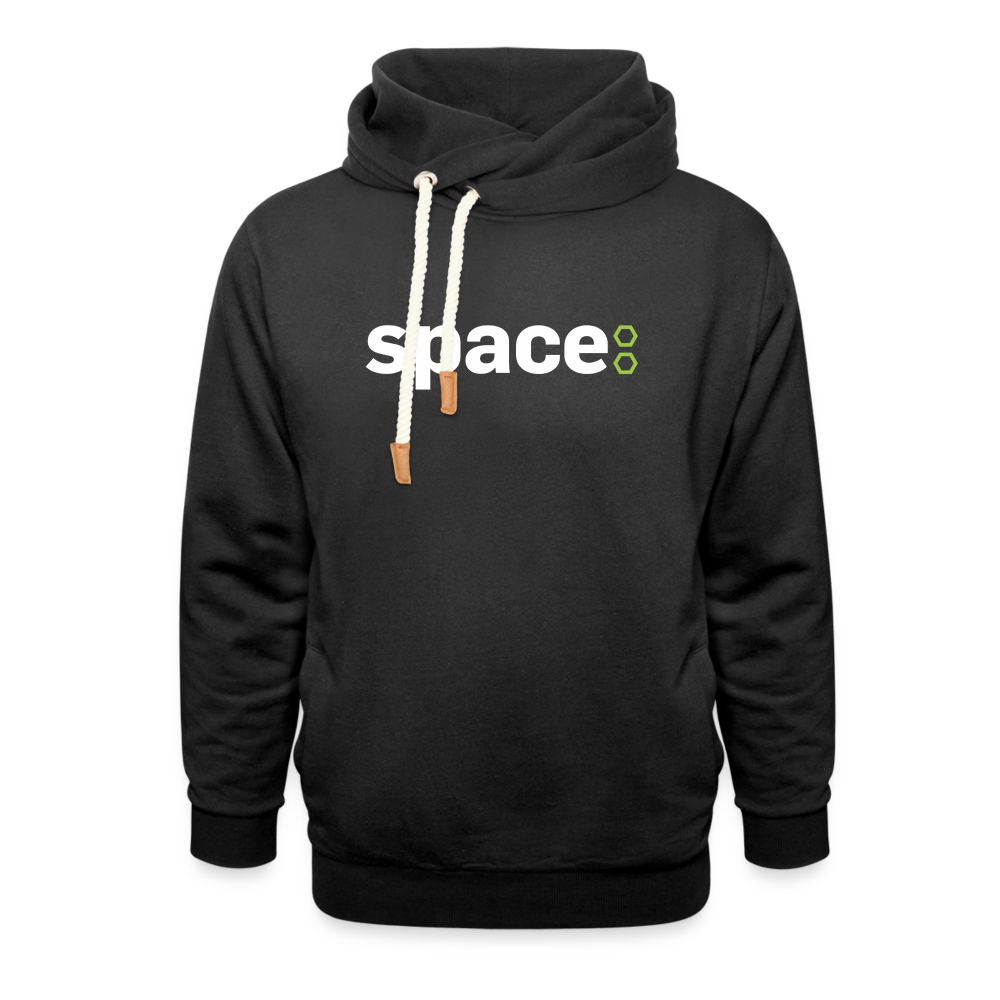 Felpa con colletto alto unisex Space - nero