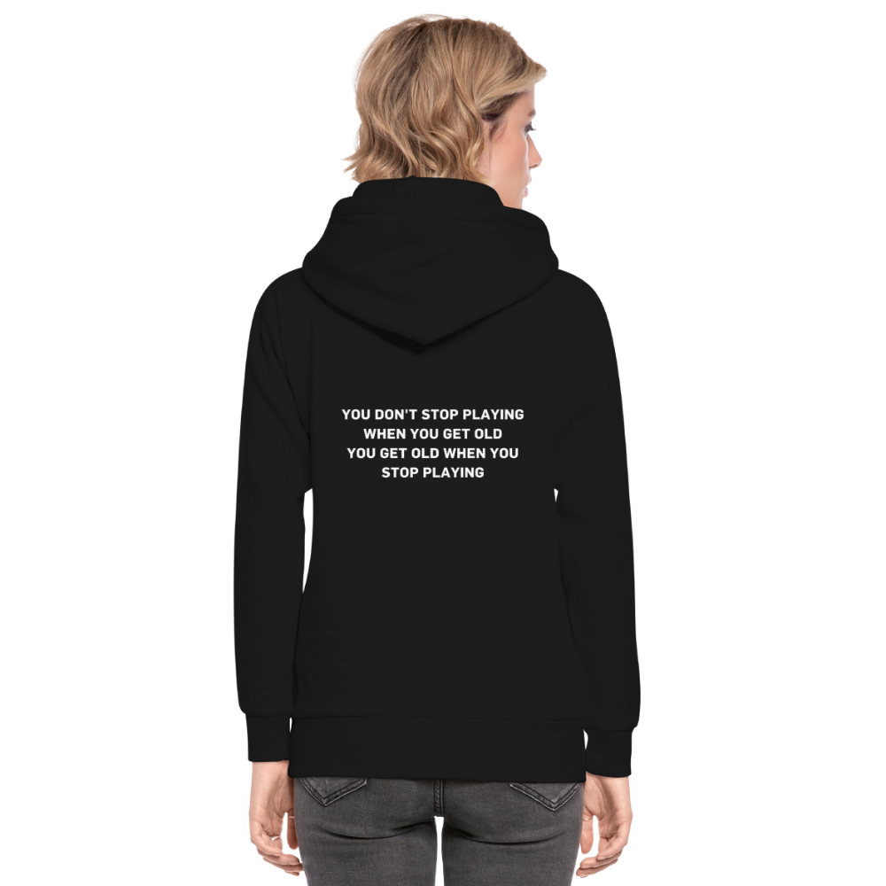 Felpa con colletto alto unisex Space - nero