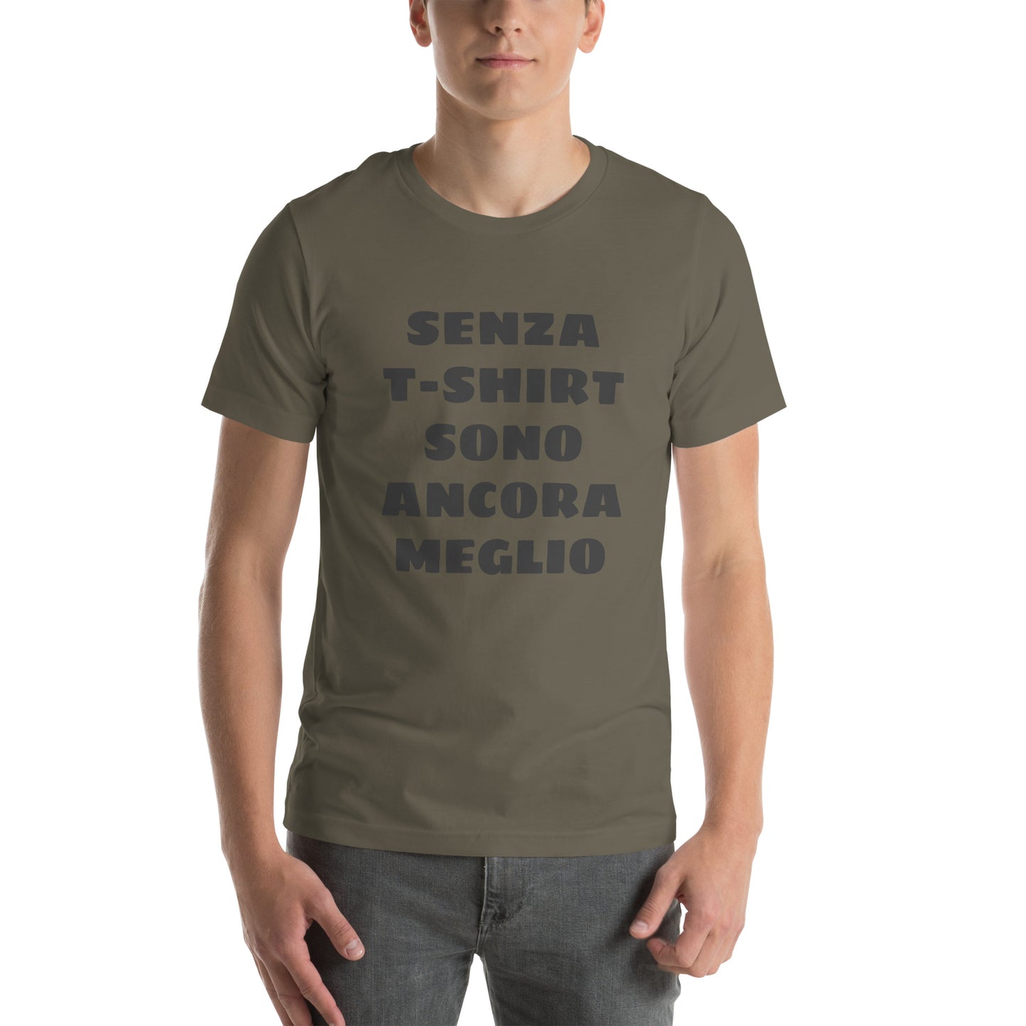 Maglietta unisex con scritta