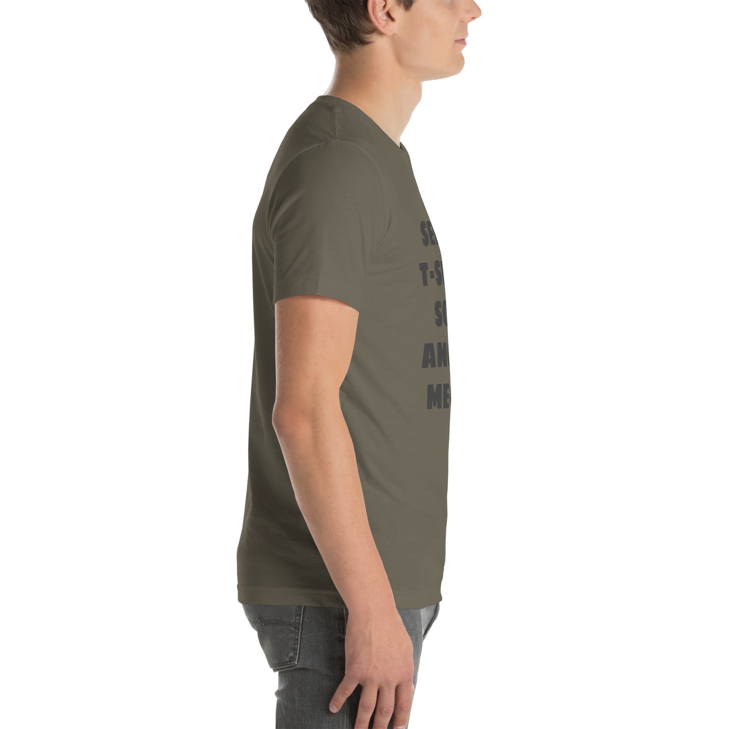 Maglietta unisex con scritta