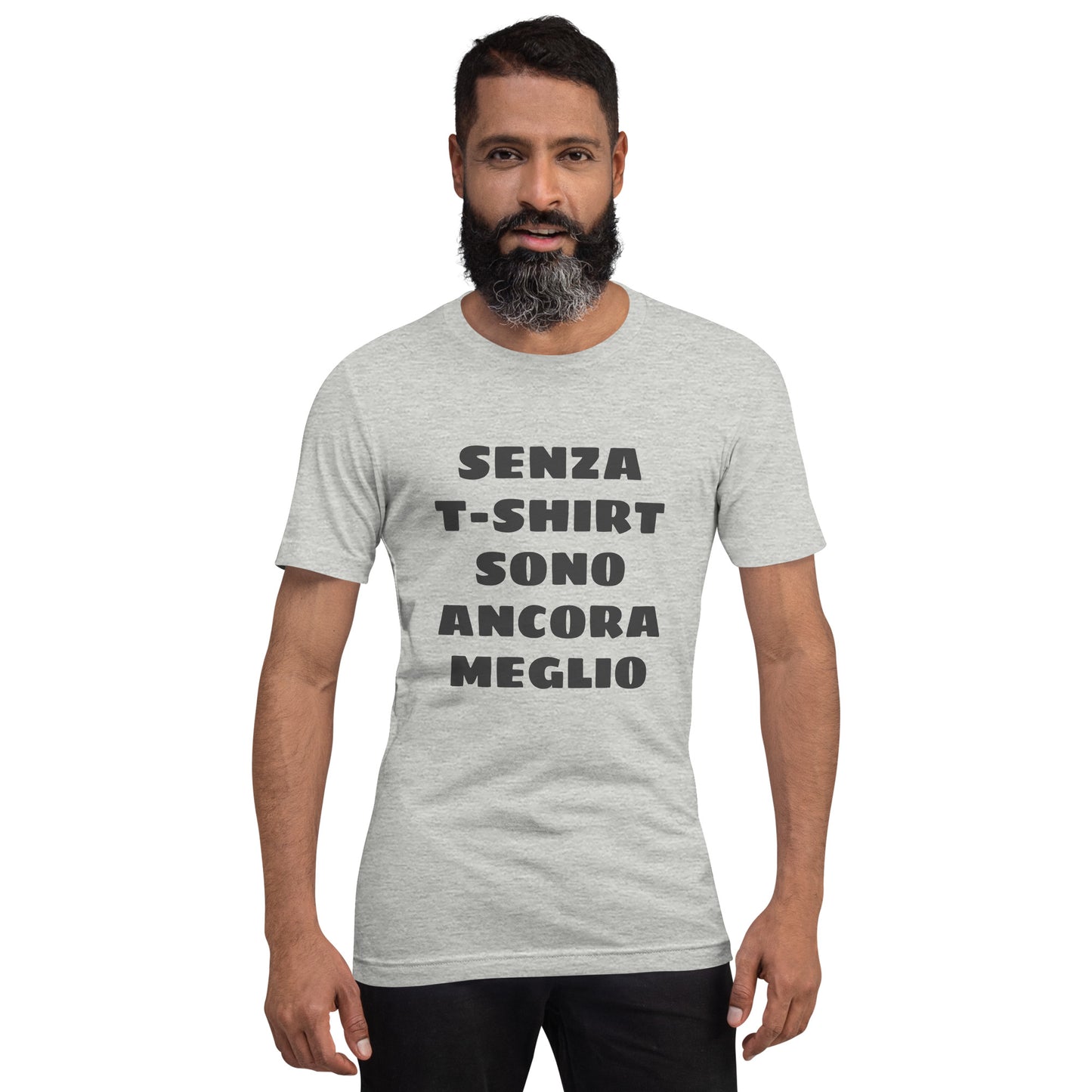 Maglietta unisex con scritta