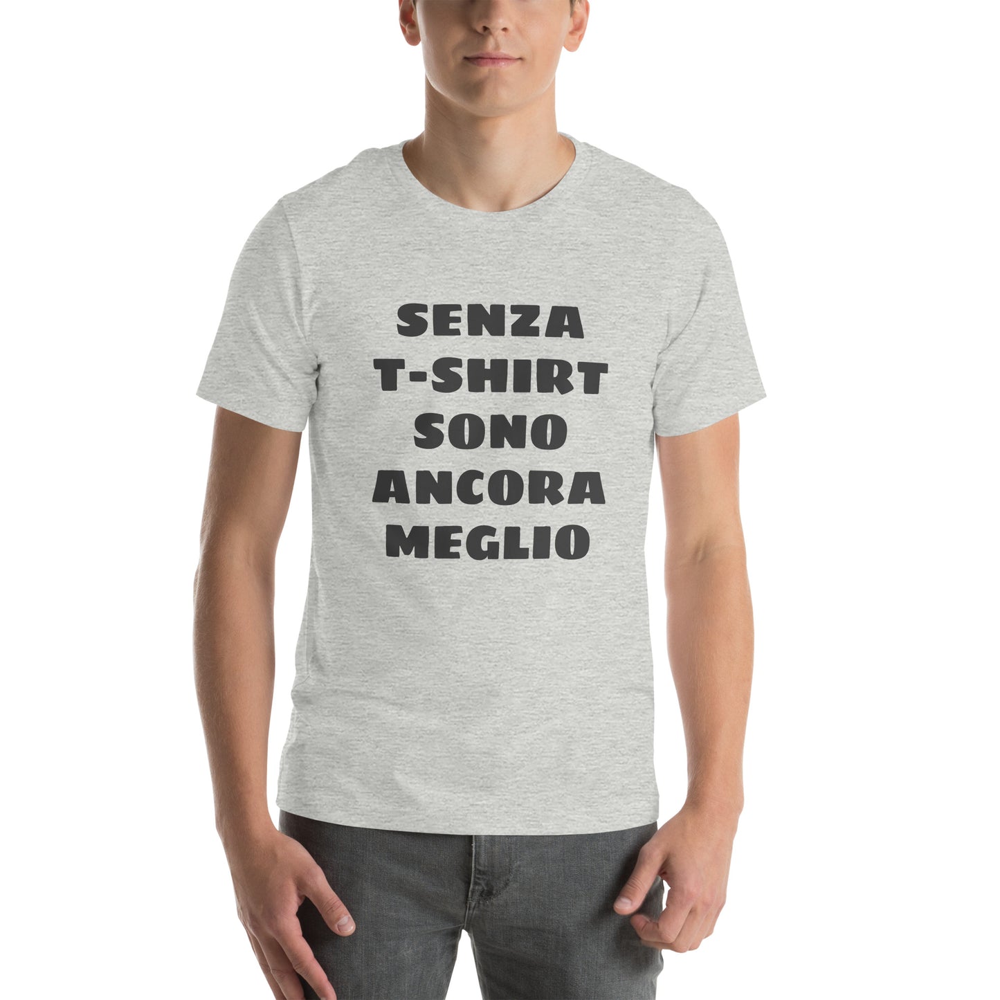 Maglietta unisex con scritta