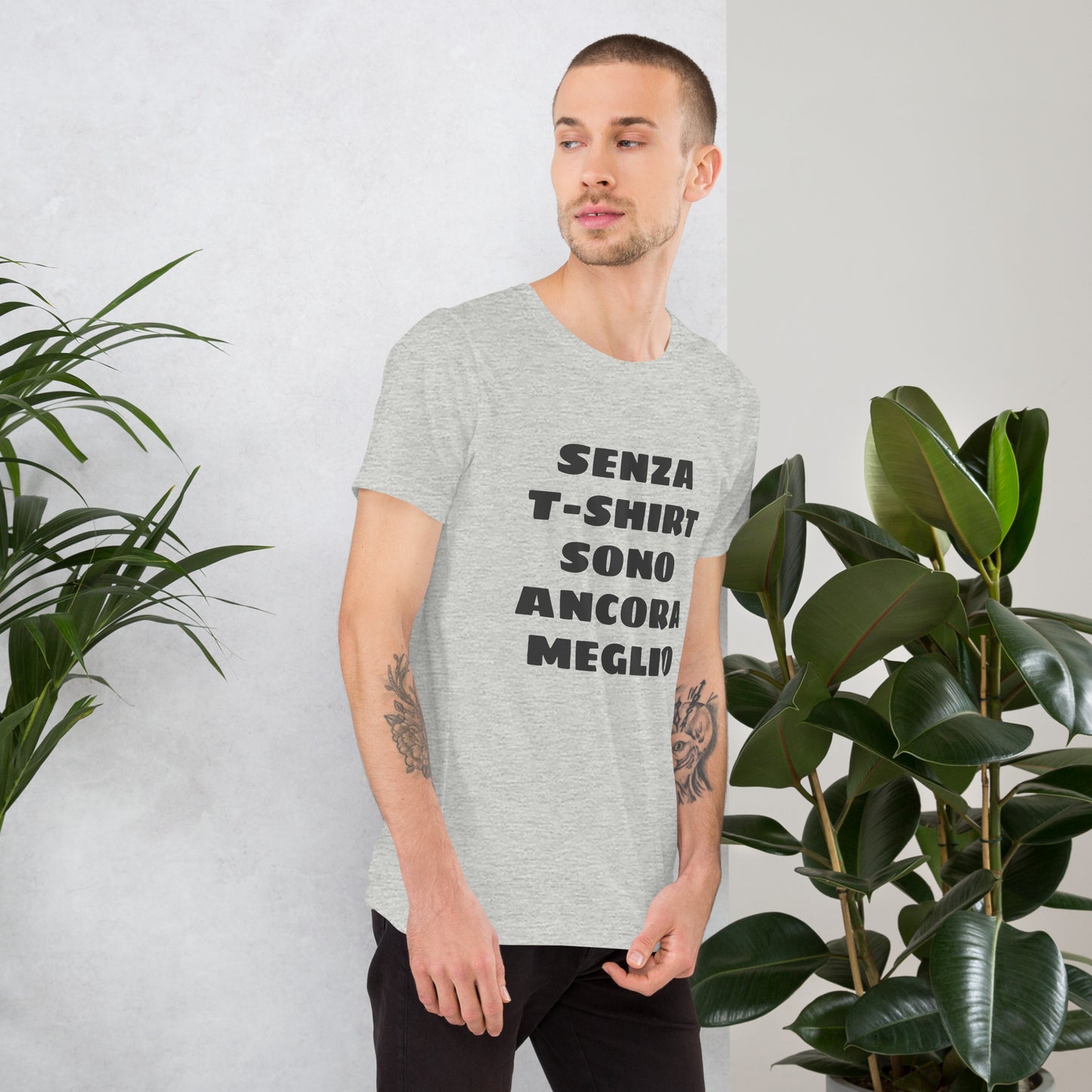 Maglietta unisex con scritta