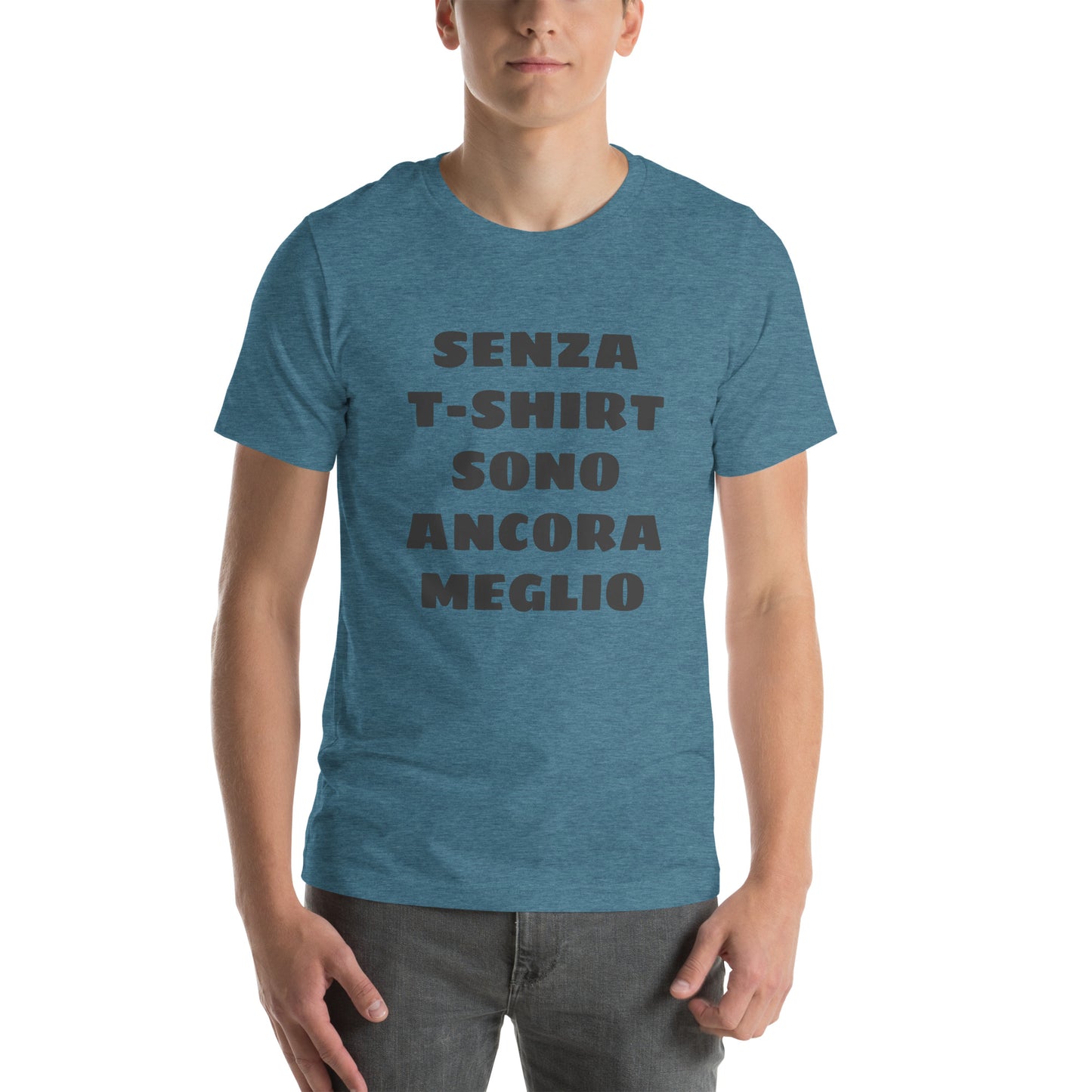 Maglietta unisex con scritta