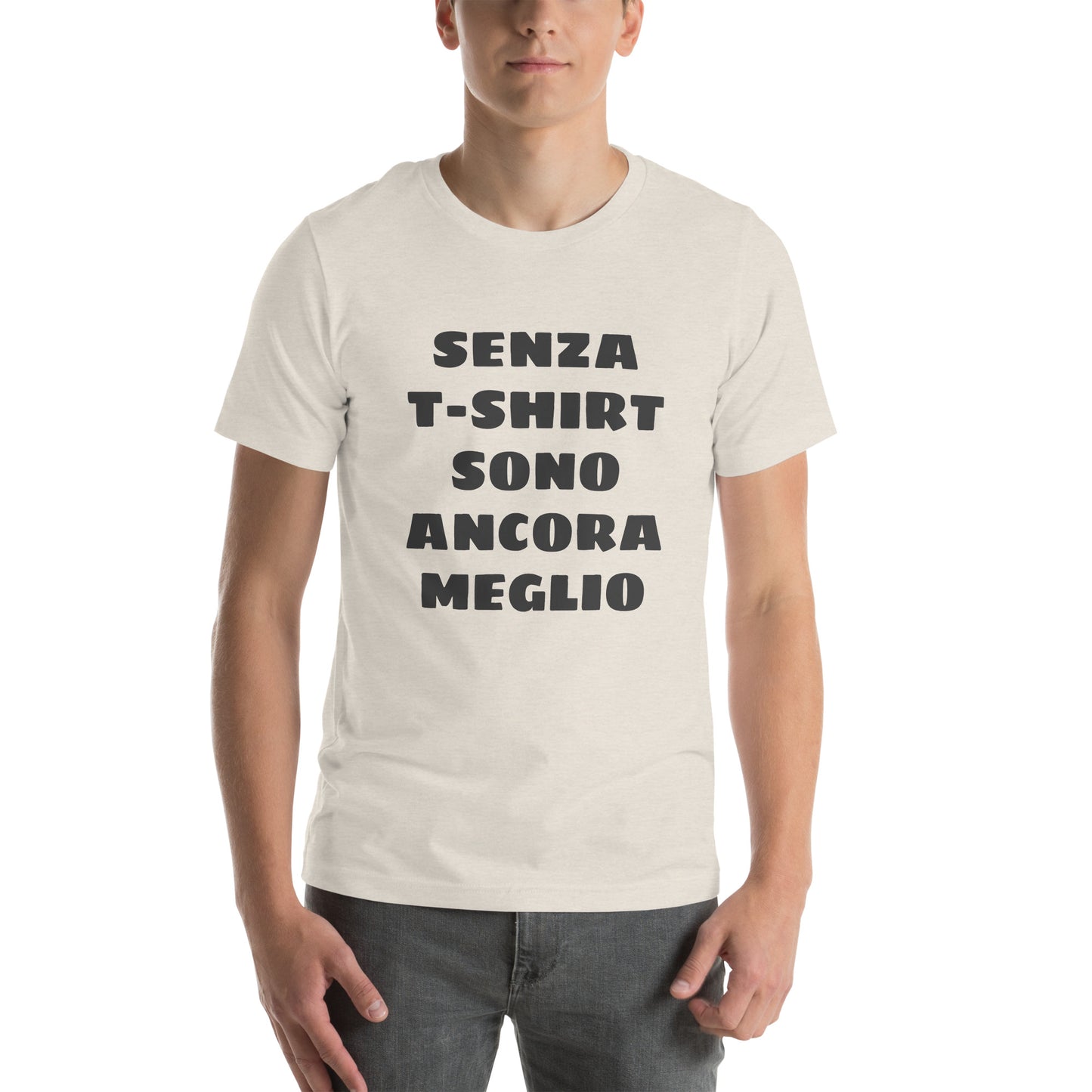 Maglietta unisex con scritta
