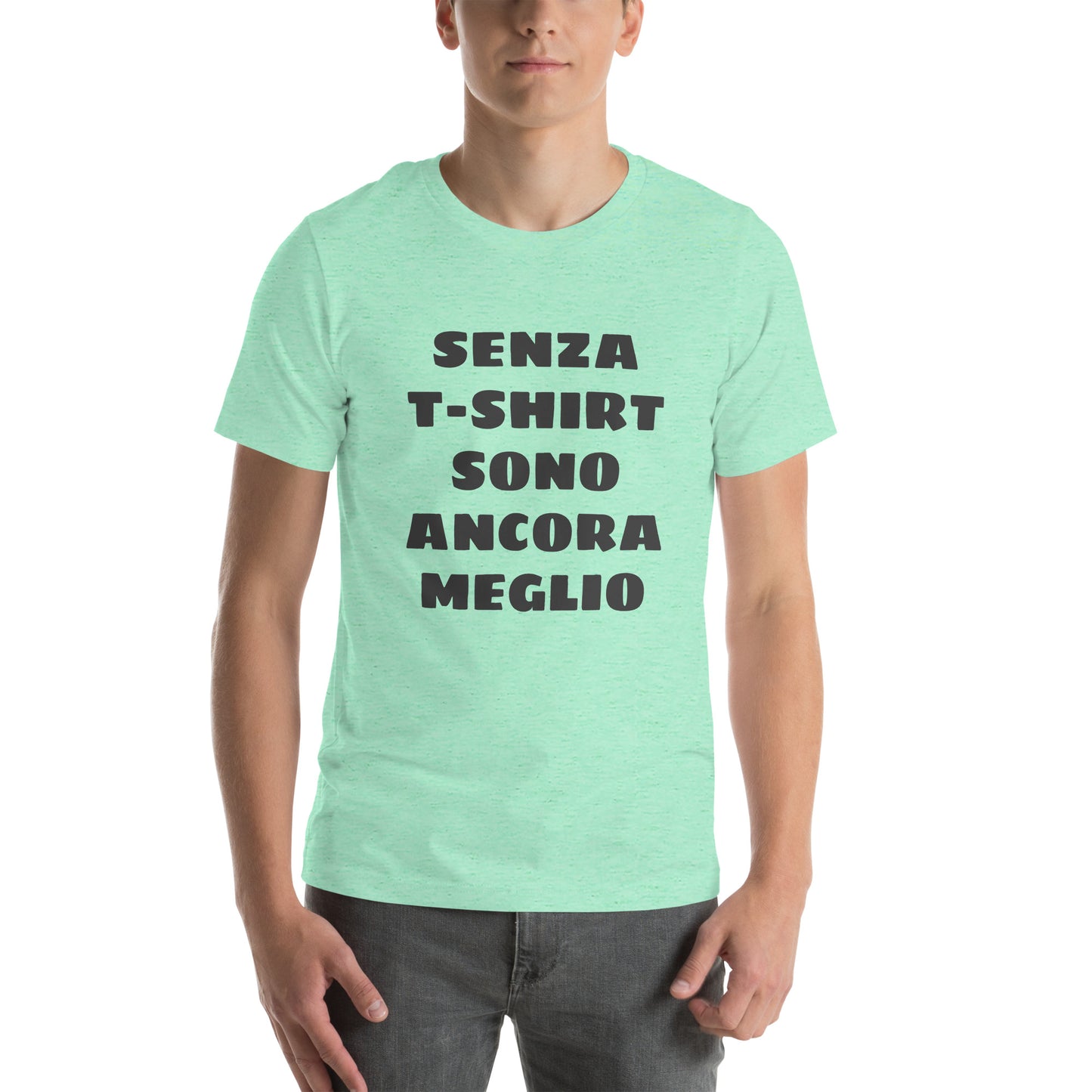 Maglietta unisex con scritta