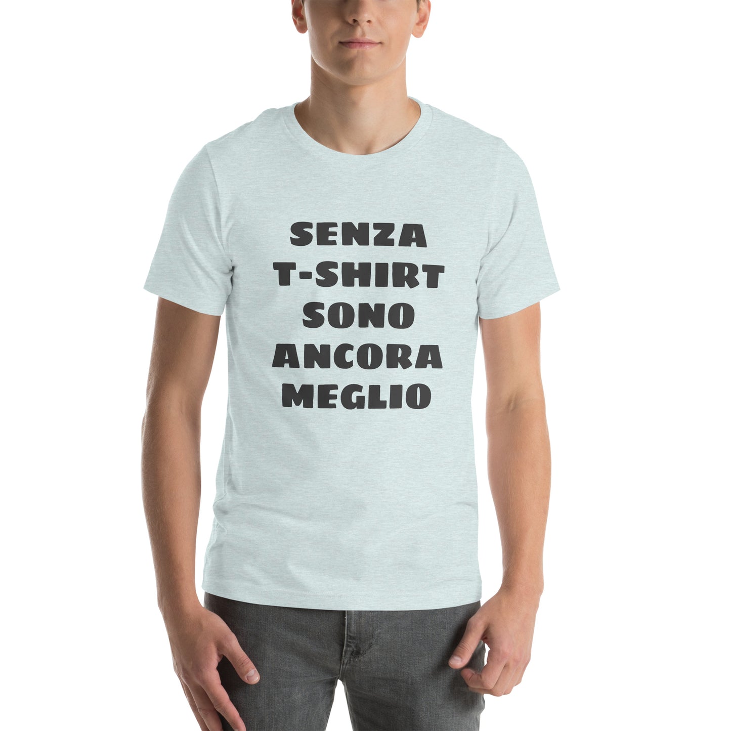 Maglietta unisex con scritta