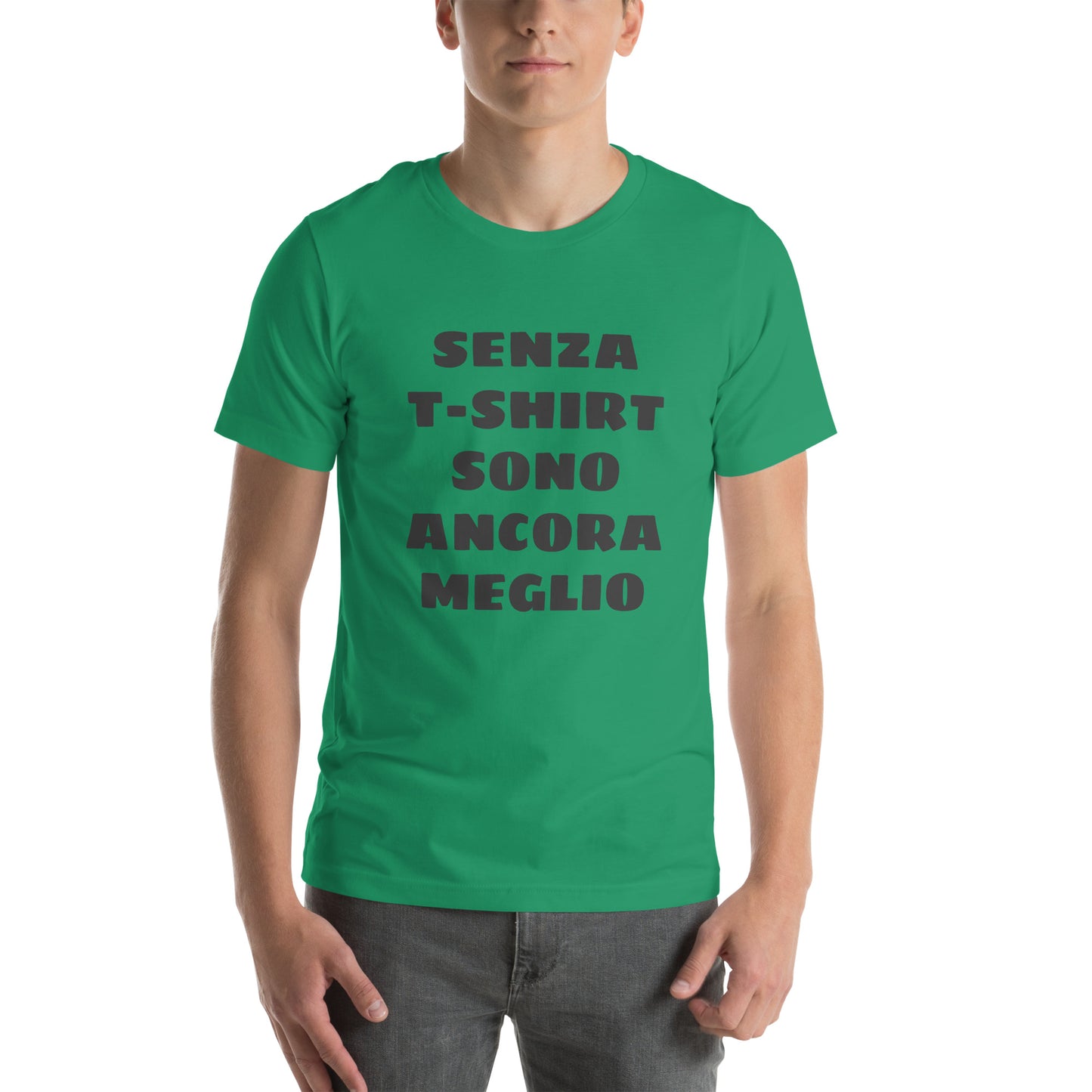 Maglietta unisex con scritta