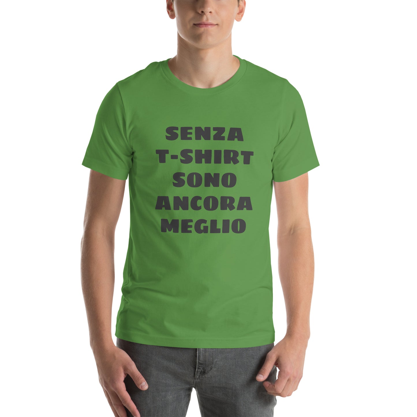 Maglietta unisex con scritta