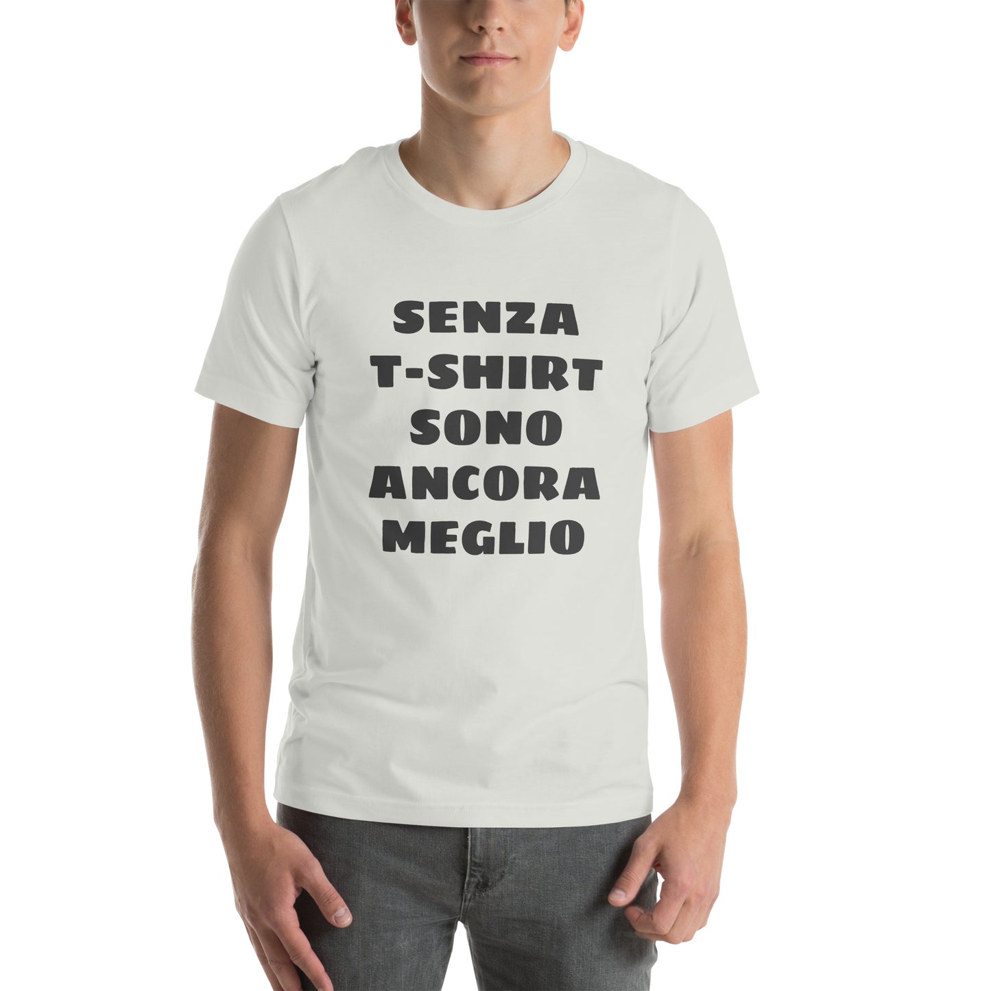 Maglietta unisex con scritta