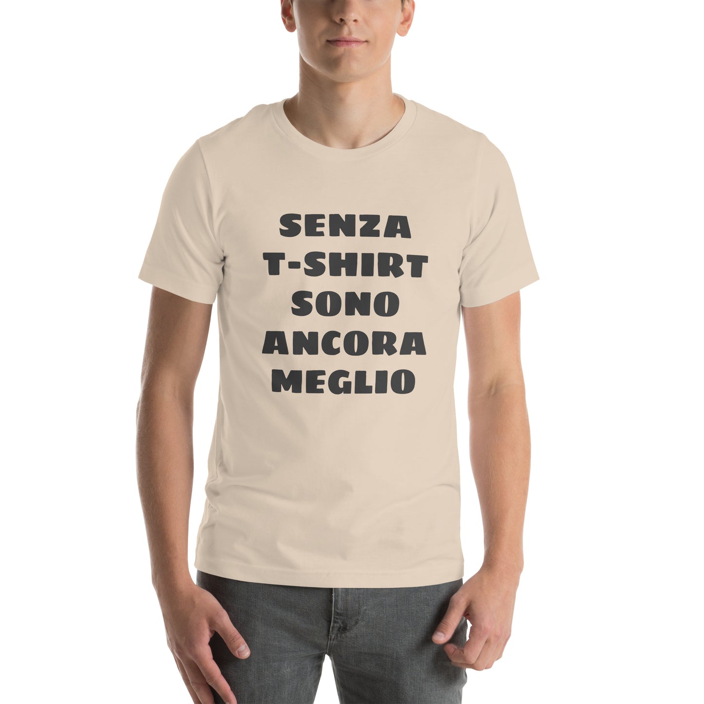 Maglietta unisex con scritta