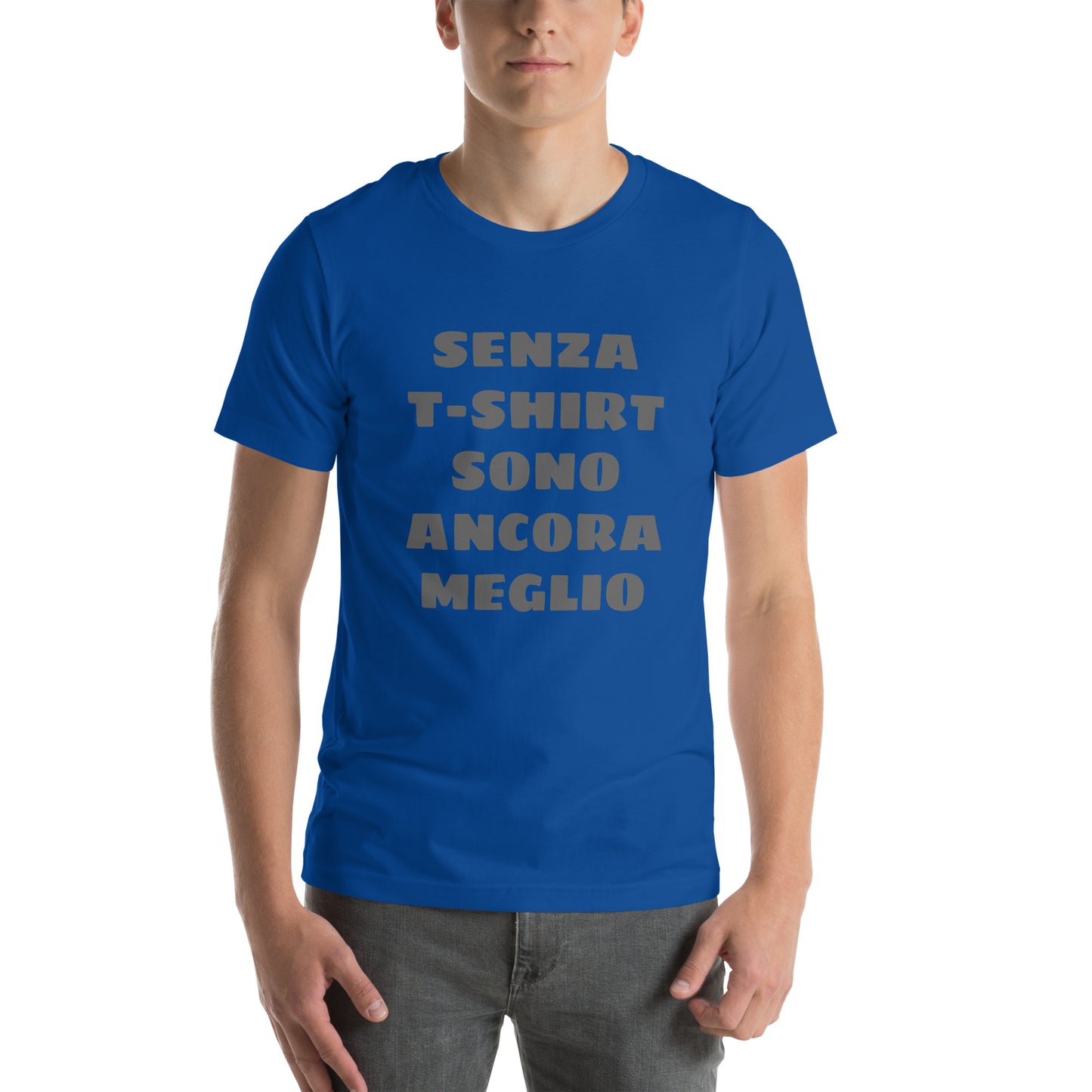 Maglietta unisex con scritta