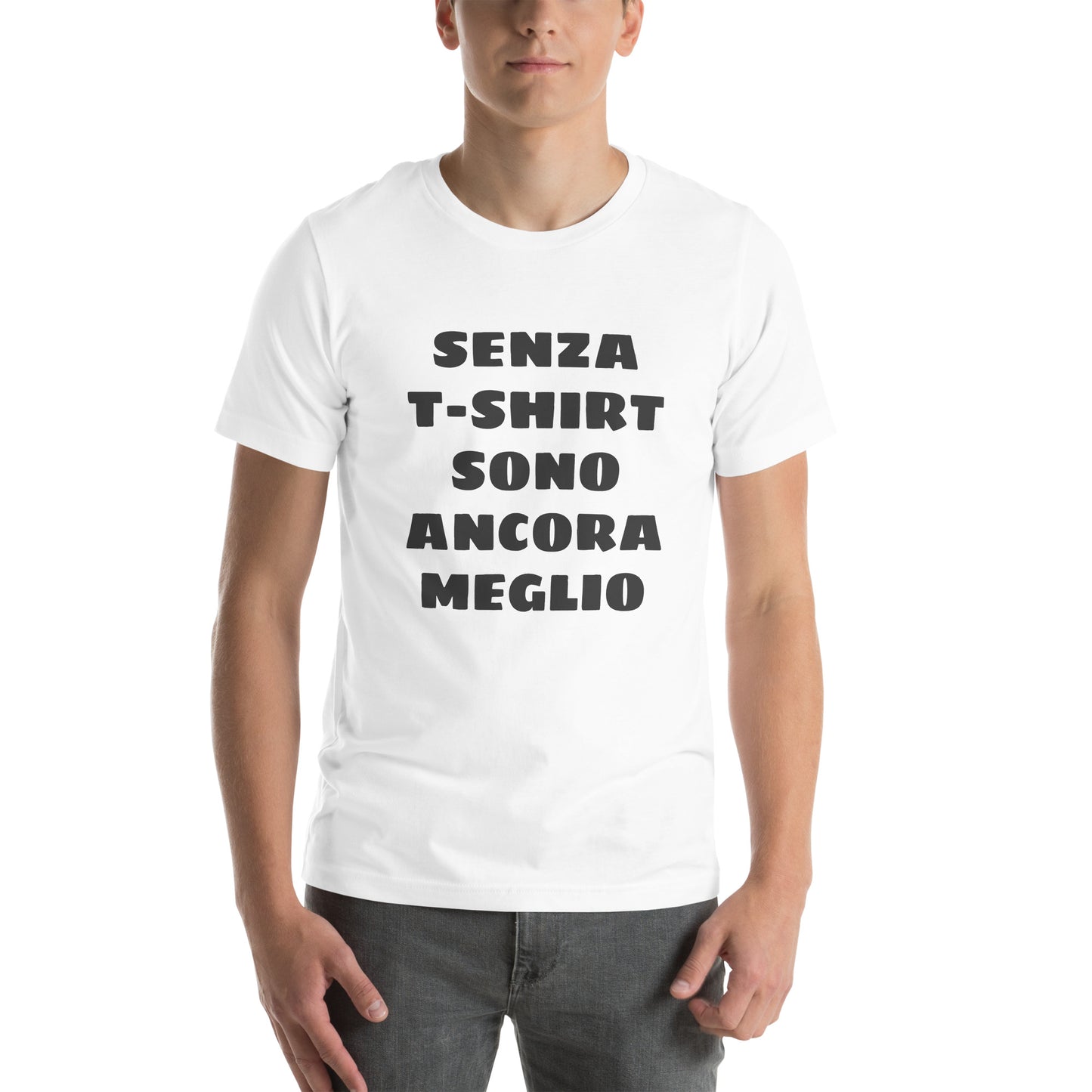 Maglietta unisex con scritta