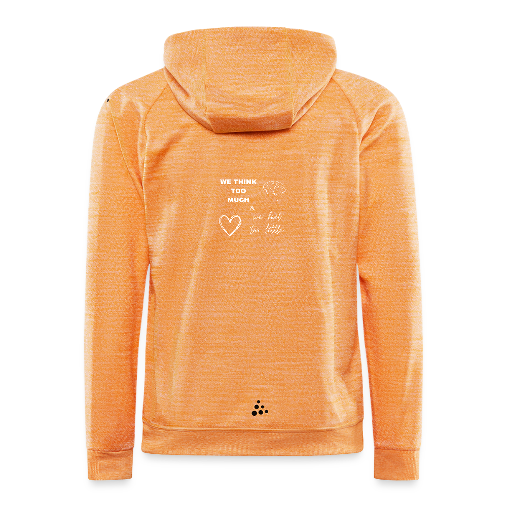 Giubbotto Craft We Think Too Much - arancione chiaro melange