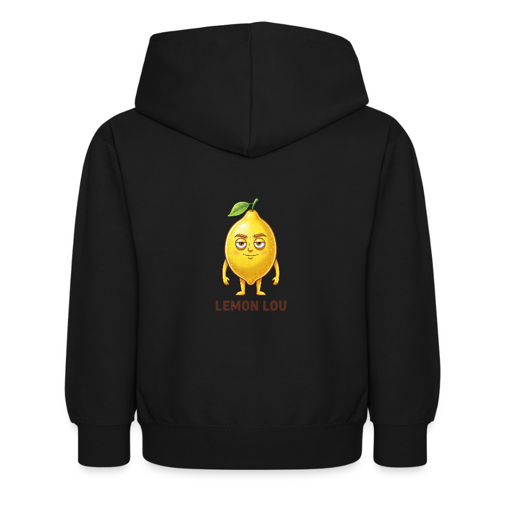 Felpa con cappuccio per bambini Lemon Lou - nero