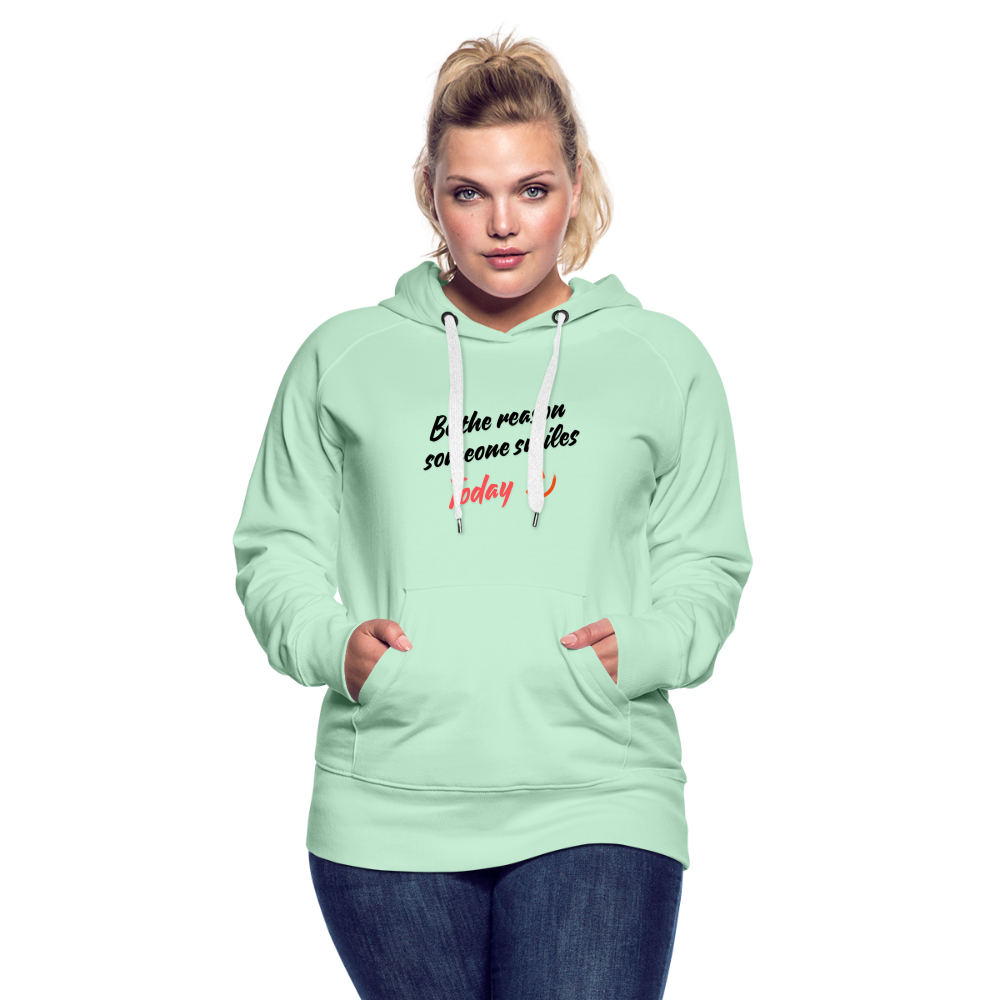 Felpa con cappuccio Be The Reason da donna (chiara) - verde menta chiaro