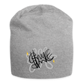 Beanie in jersey "SWE" - grigio melange