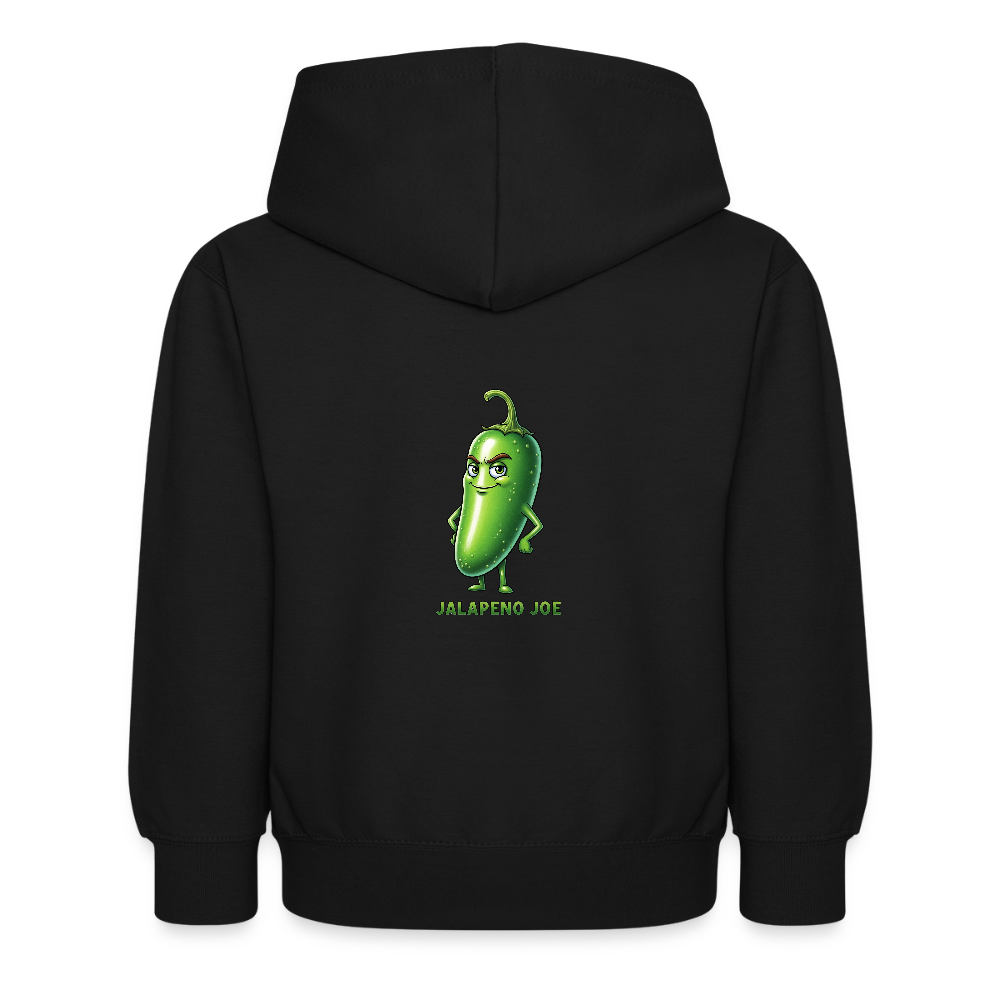 Felpa con cappuccio per bambini Jalapeno Joe - nero