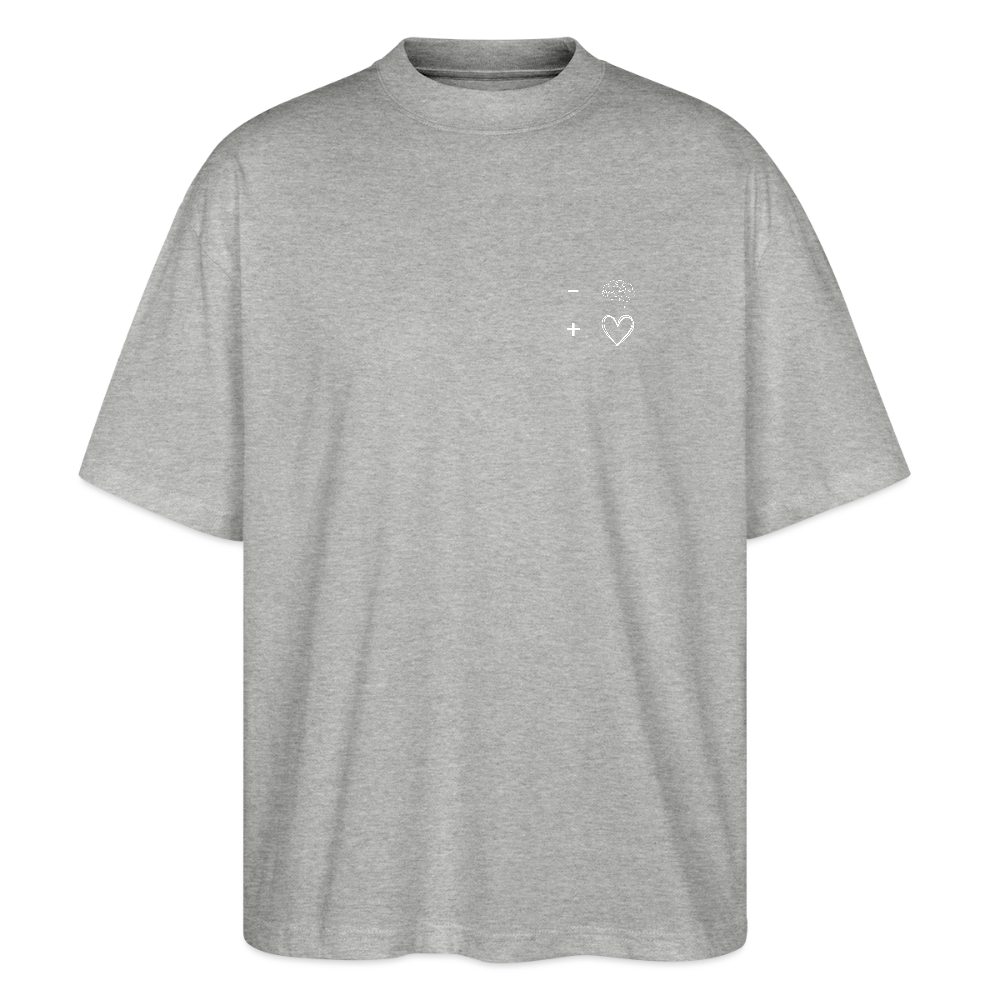 Maglietta oversize We Think Roo Much - grigio melange
