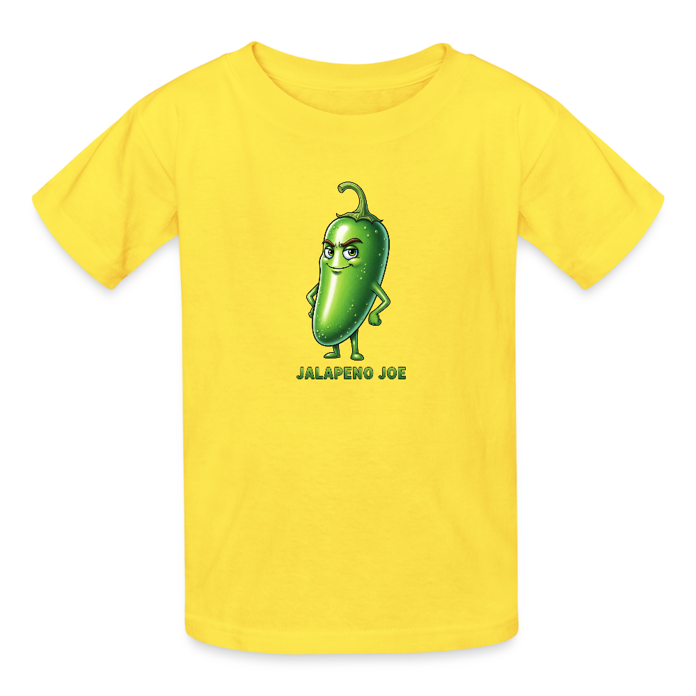 Maglietta per bambini Jalapeno Joe - giallo