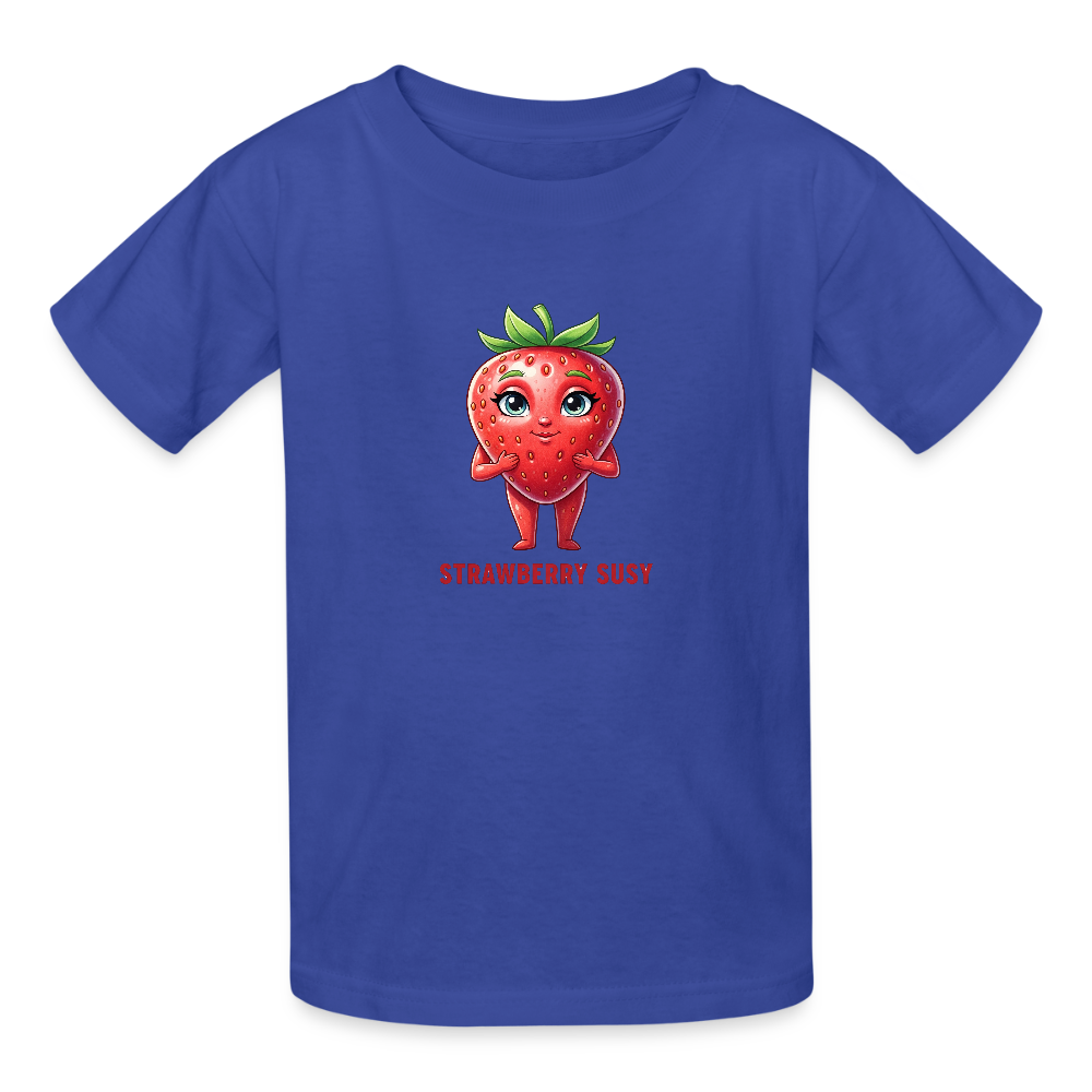 Maglietta per bambini Strawberry Susy - blu royal