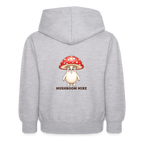 Felpa con cappuccio per bambini Mushroom Mike - grigio chiaro melange