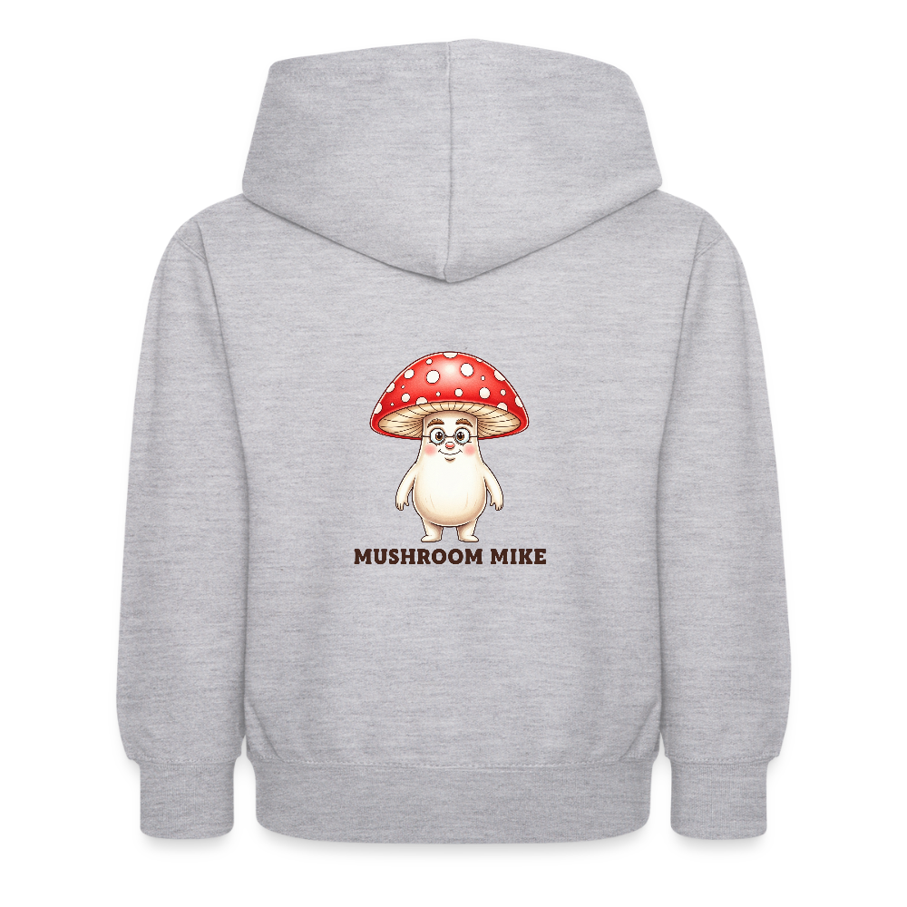 Felpa con cappuccio per bambini Mushroom Mike - grigio chiaro melange