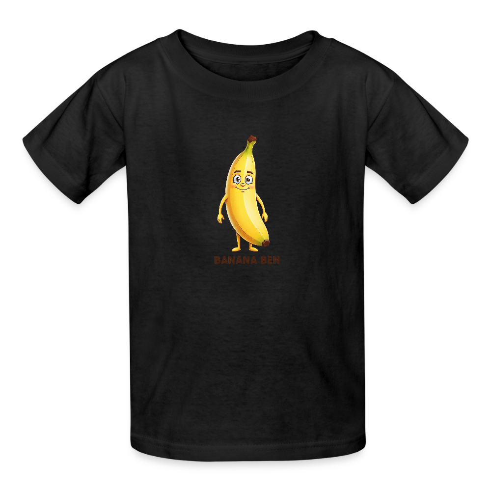 Maglietta per bambini Banana Ben - nero
