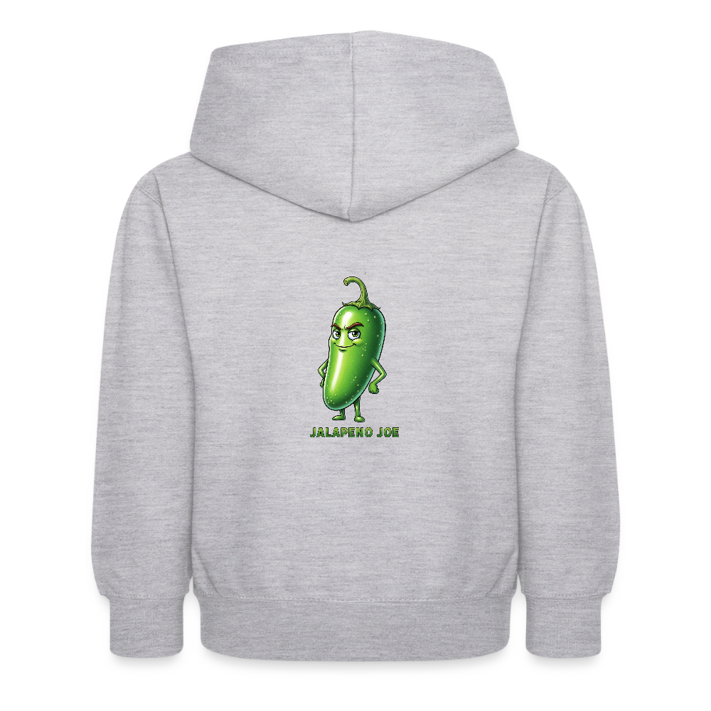 Felpa con cappuccio per bambini Jalapeno Joe - grigio chiaro melange