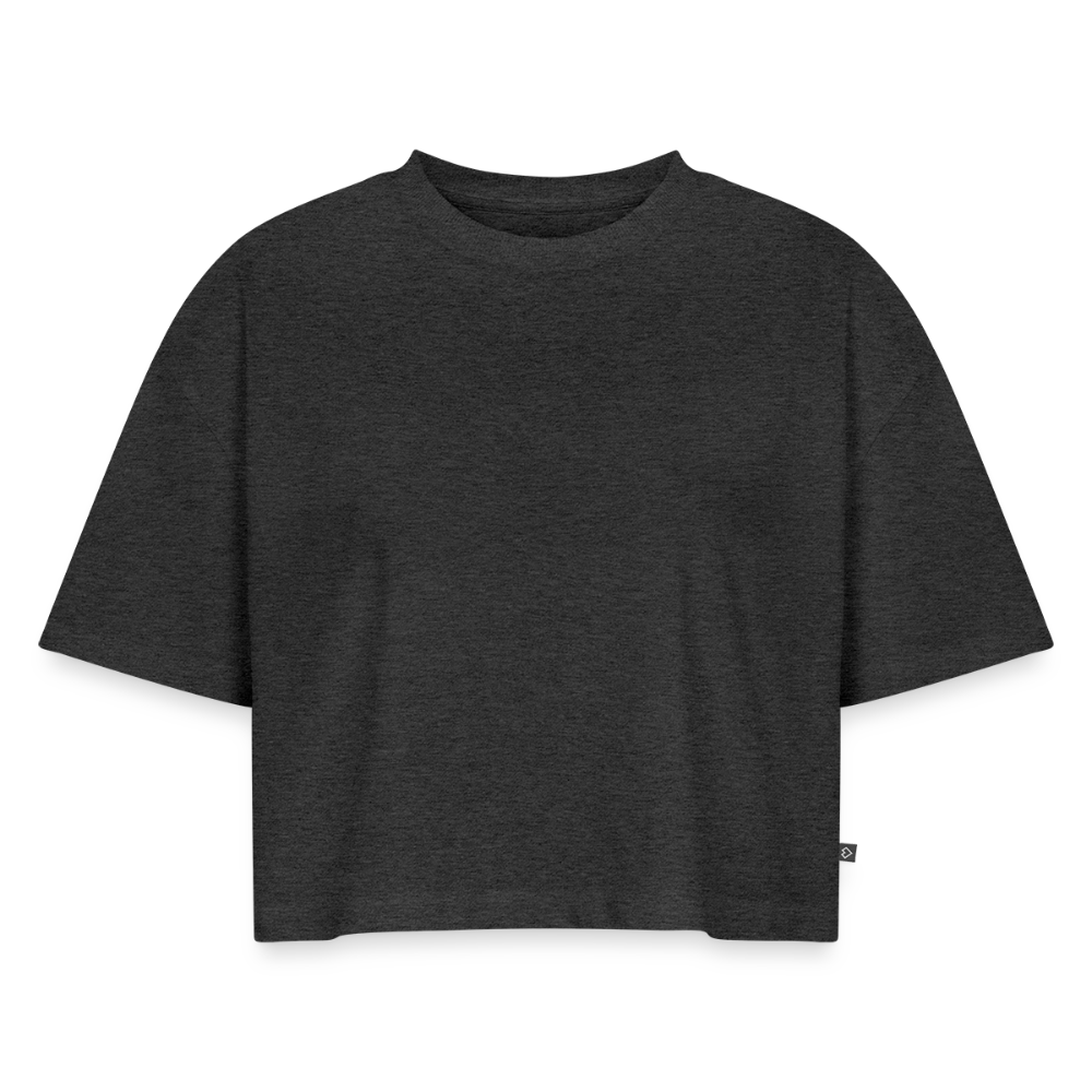 T-shirt oversized pesante da donna CYOP - antracite melange