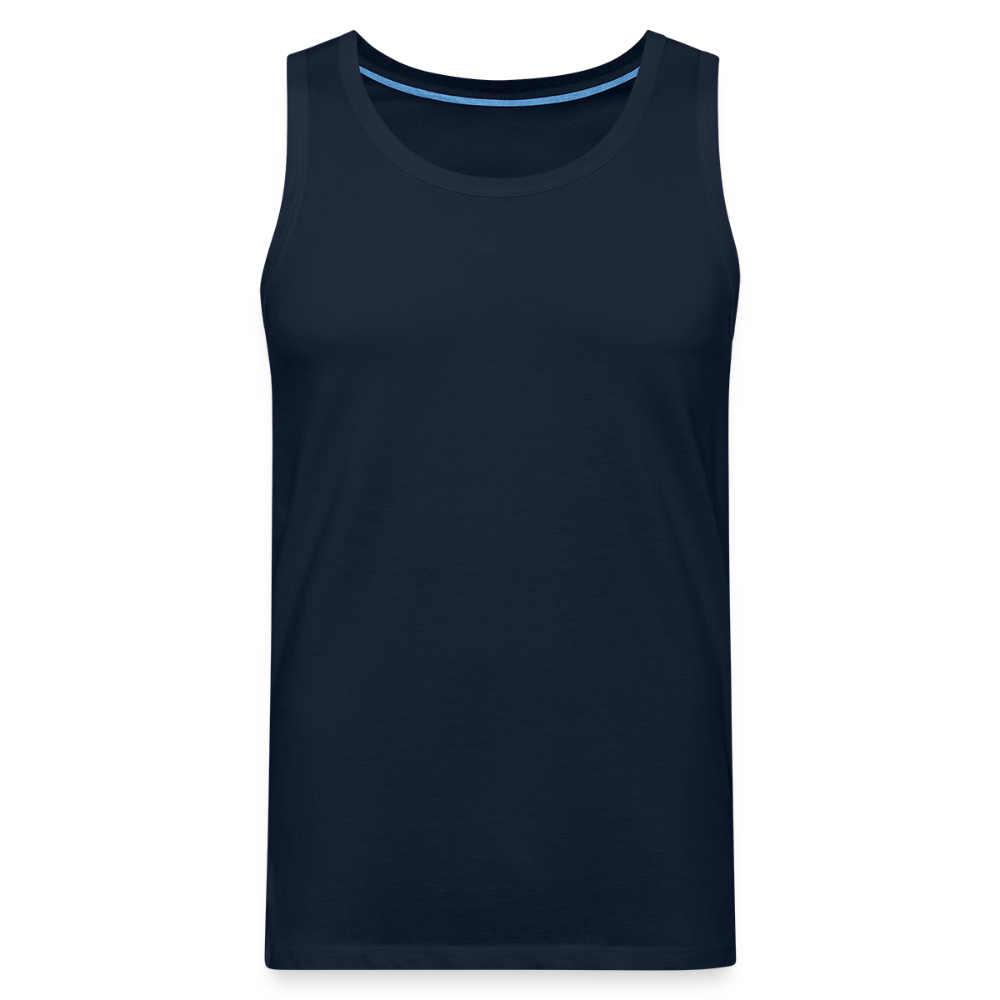Canotta premium da uomo Kindness over Cleverness - navy