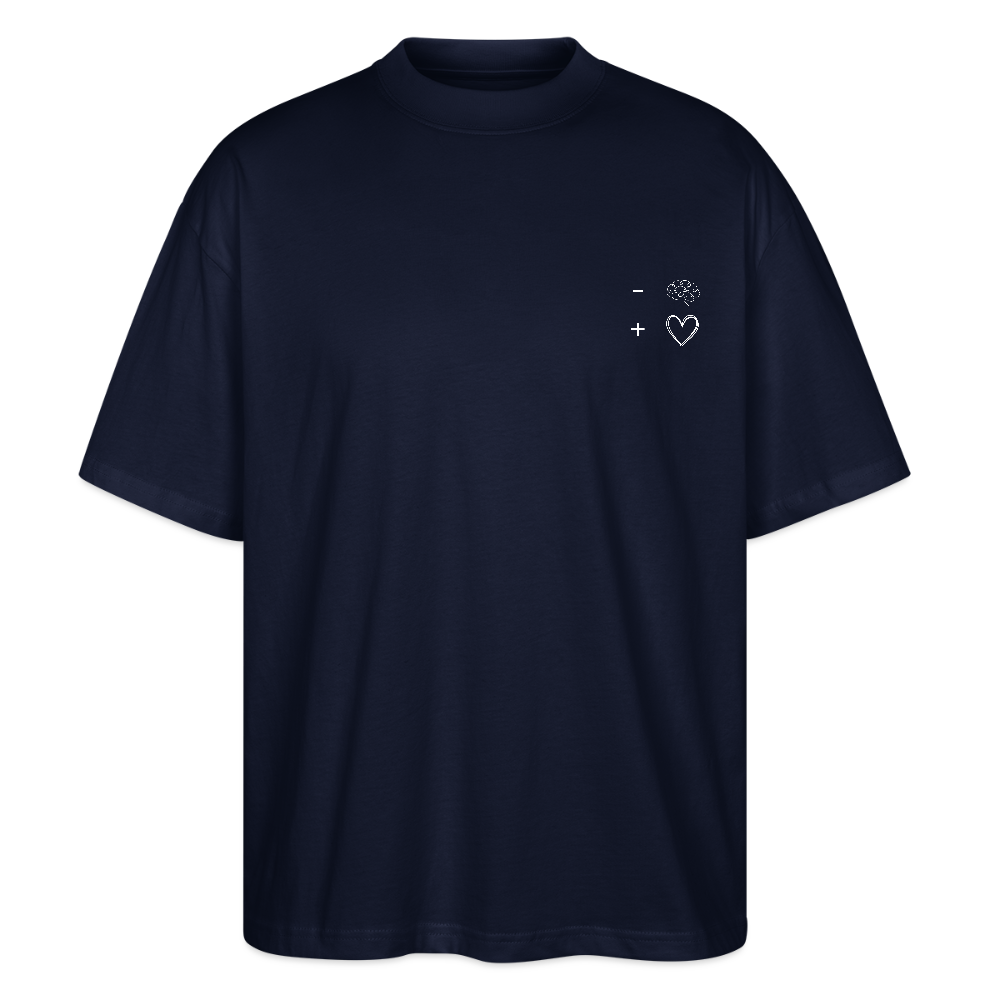 Maglietta oversize We Think Roo Much - navy