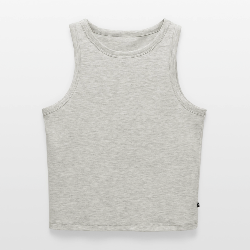 Top corto da donna CYOP - grigio melange