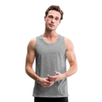 Canotta premium da uomo Kindness over Cleverness - grigio melange