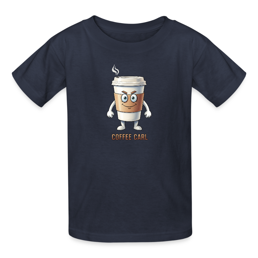 Maglietta per bambini Coffee Carl - navy