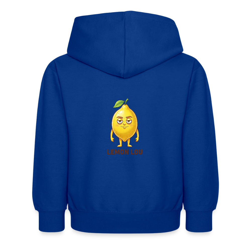 Felpa con cappuccio per bambini Lemon Lou - blu royal