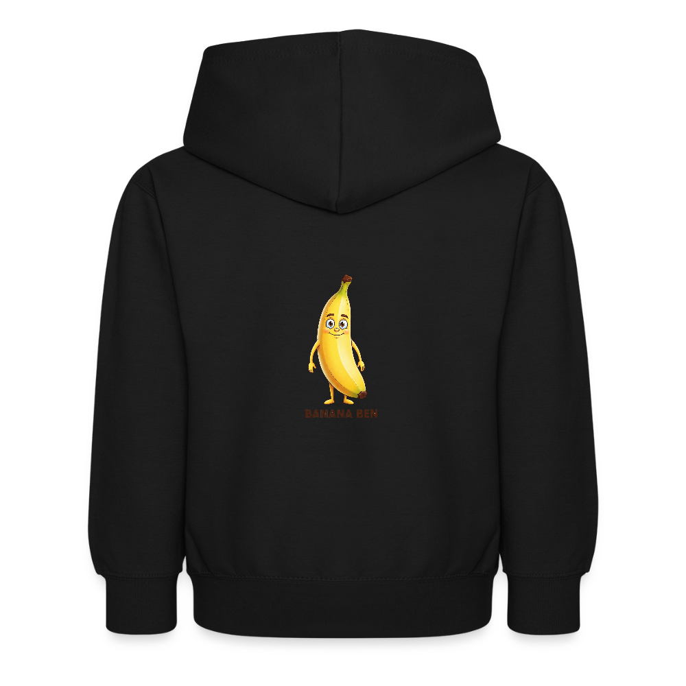 Felpa con cappuccio per bambini Banana Ben - nero