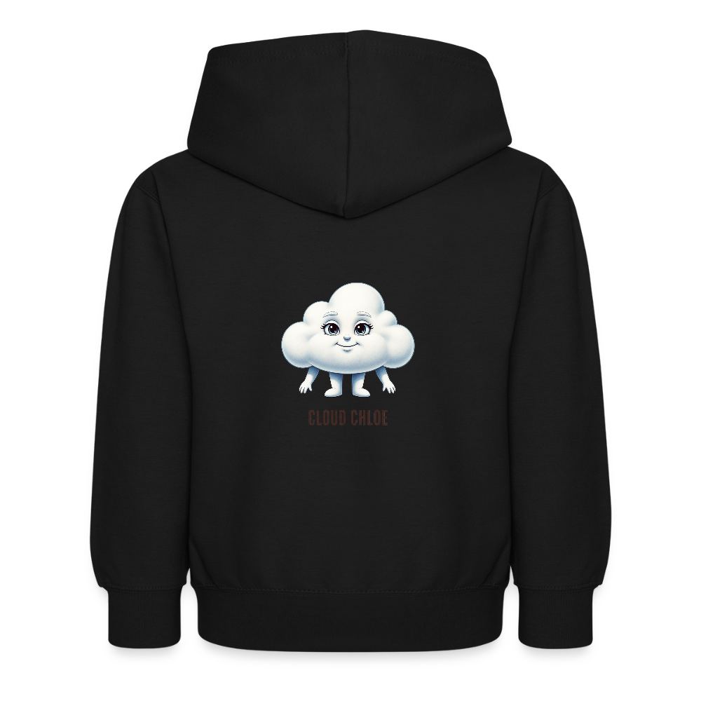 Felpa con cappuccio per bambini Cloud Chloe - nero