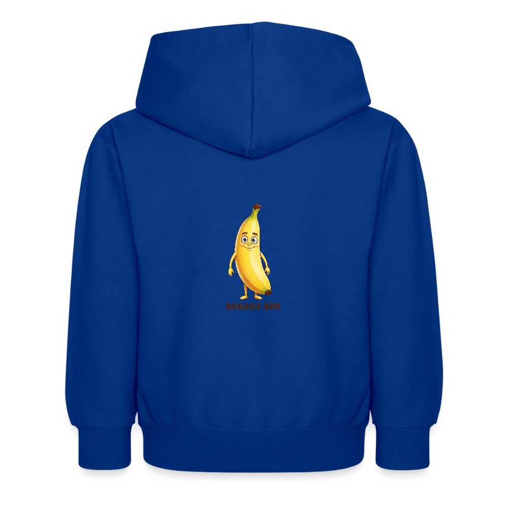 Felpa con cappuccio per bambini Banana Ben - blu royal