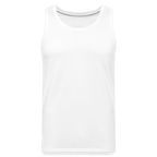 Canotta premium da uomo Kindness over Cleverness - bianco