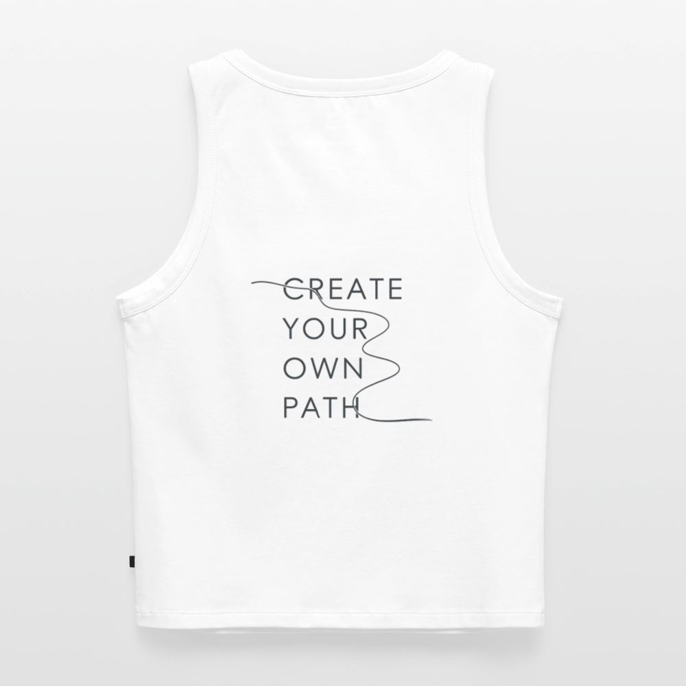 Top corto da donna CYOP - bianco