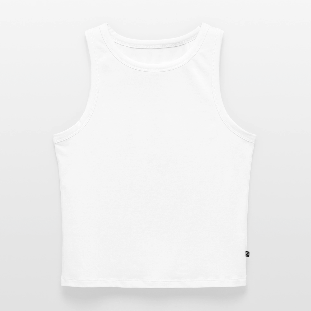 Top corto da donna CYOP - bianco