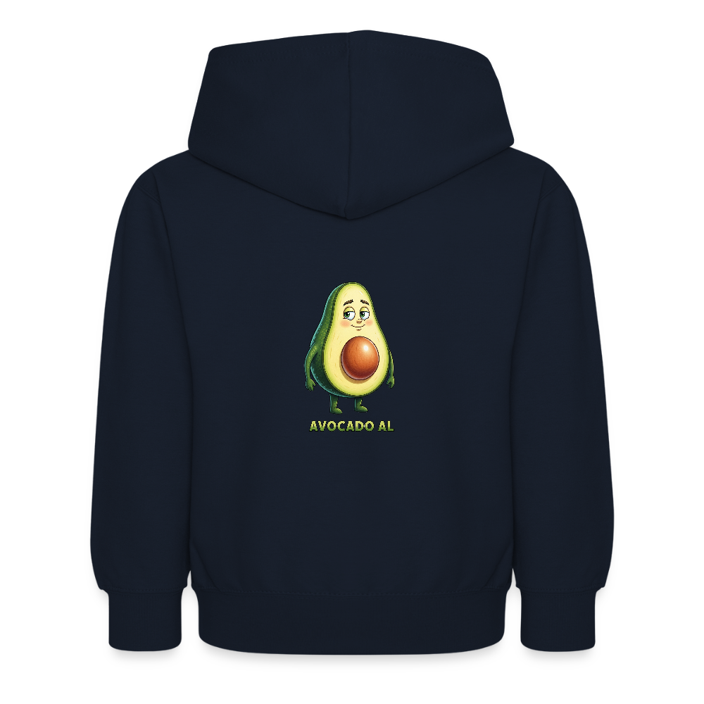 Felpa con cappuccio per bambini Avocado Al - blu scuro