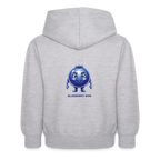 Felpa con cappuccio per bambini Blueberry Bob - grigio chiaro melange