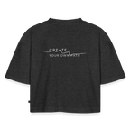 T-shirt oversized pesante da donna CYOP - antracite melange