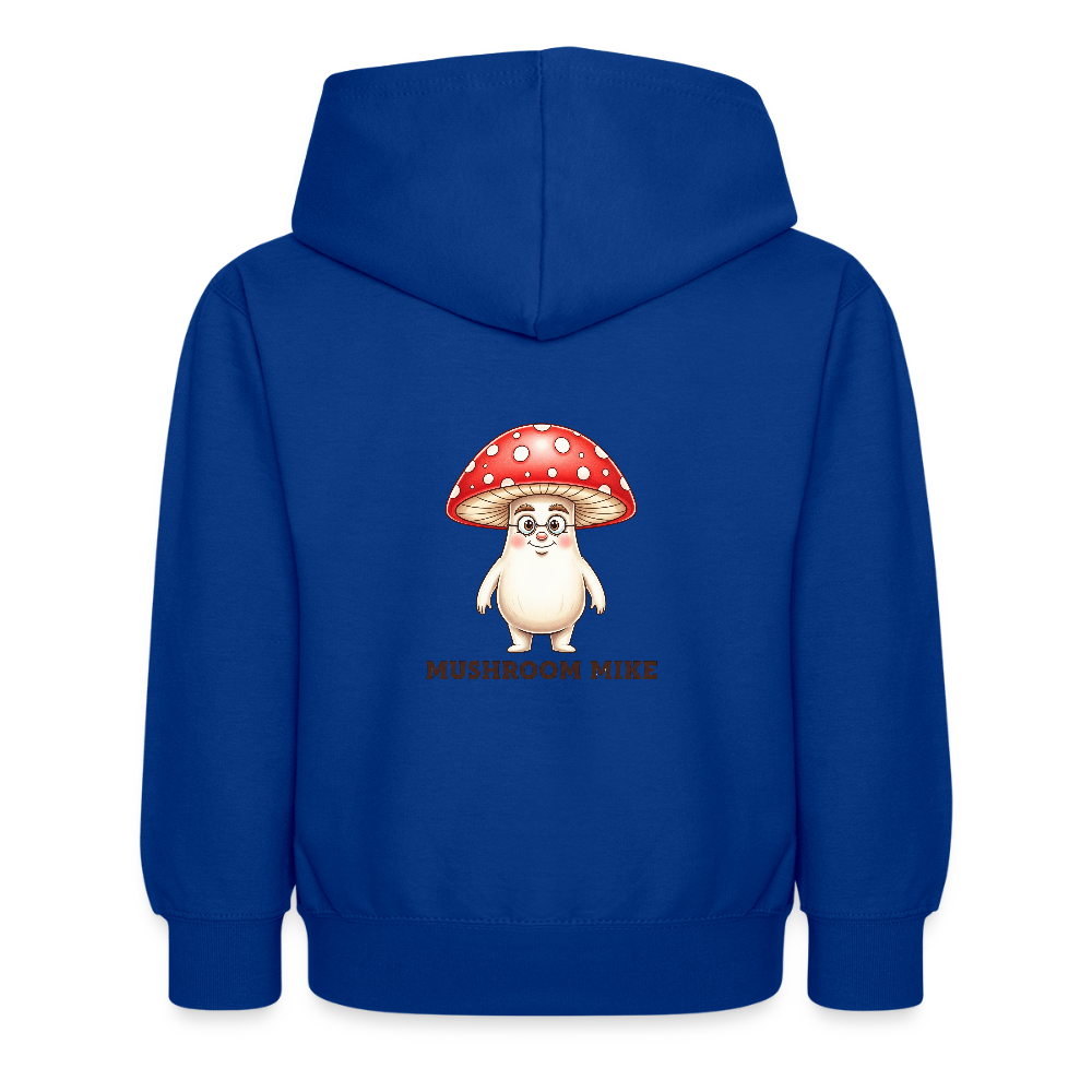 Felpa con cappuccio per bambini Mushroom Mike - blu royal