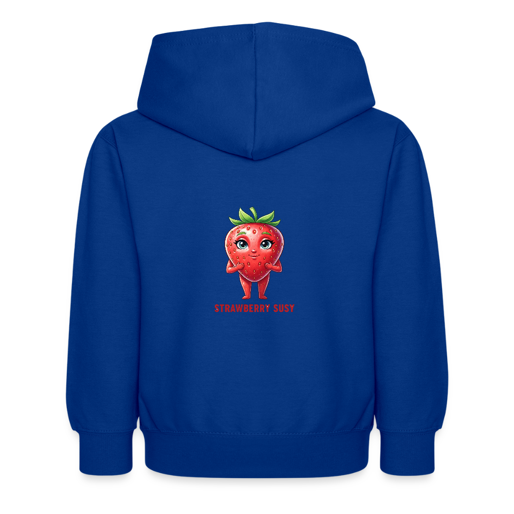 Felpa con cappuccio per bambini Strawberry Susy - blu royal