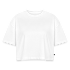 T-shirt oversized pesante da donna CYOP - bianco