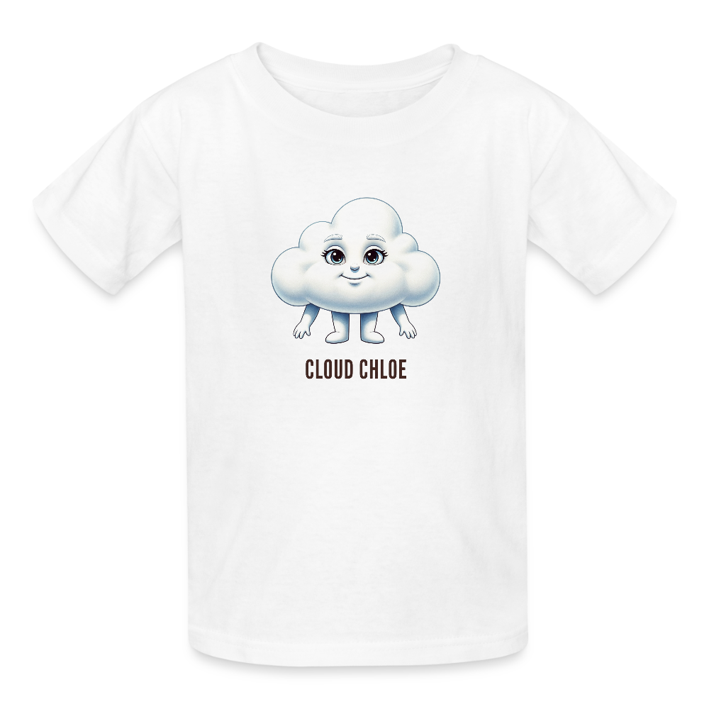 Maglietta per bambini Cloud Chloe - bianco
